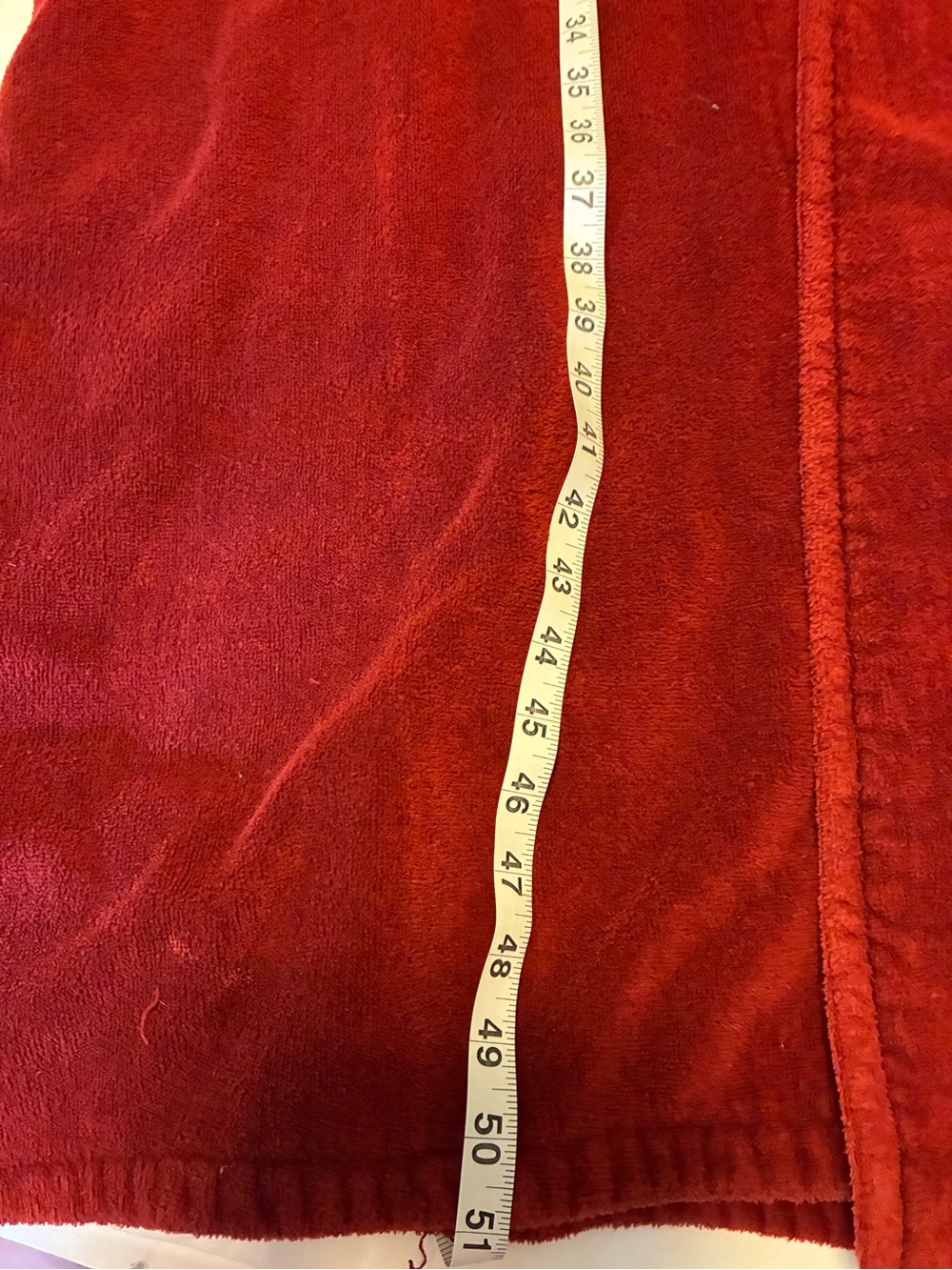 Victoria’s Secret Vintage Red Velour/Terry Full Length Robe - Picture 4 of 7